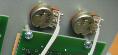 DATA and TEMPO pots mounted